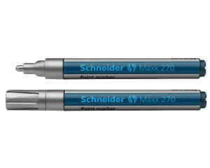 Mar�ieris permanents, 1-3mm, sudraba kr�s�, konisks, Maxx 270, SCHNEIDER